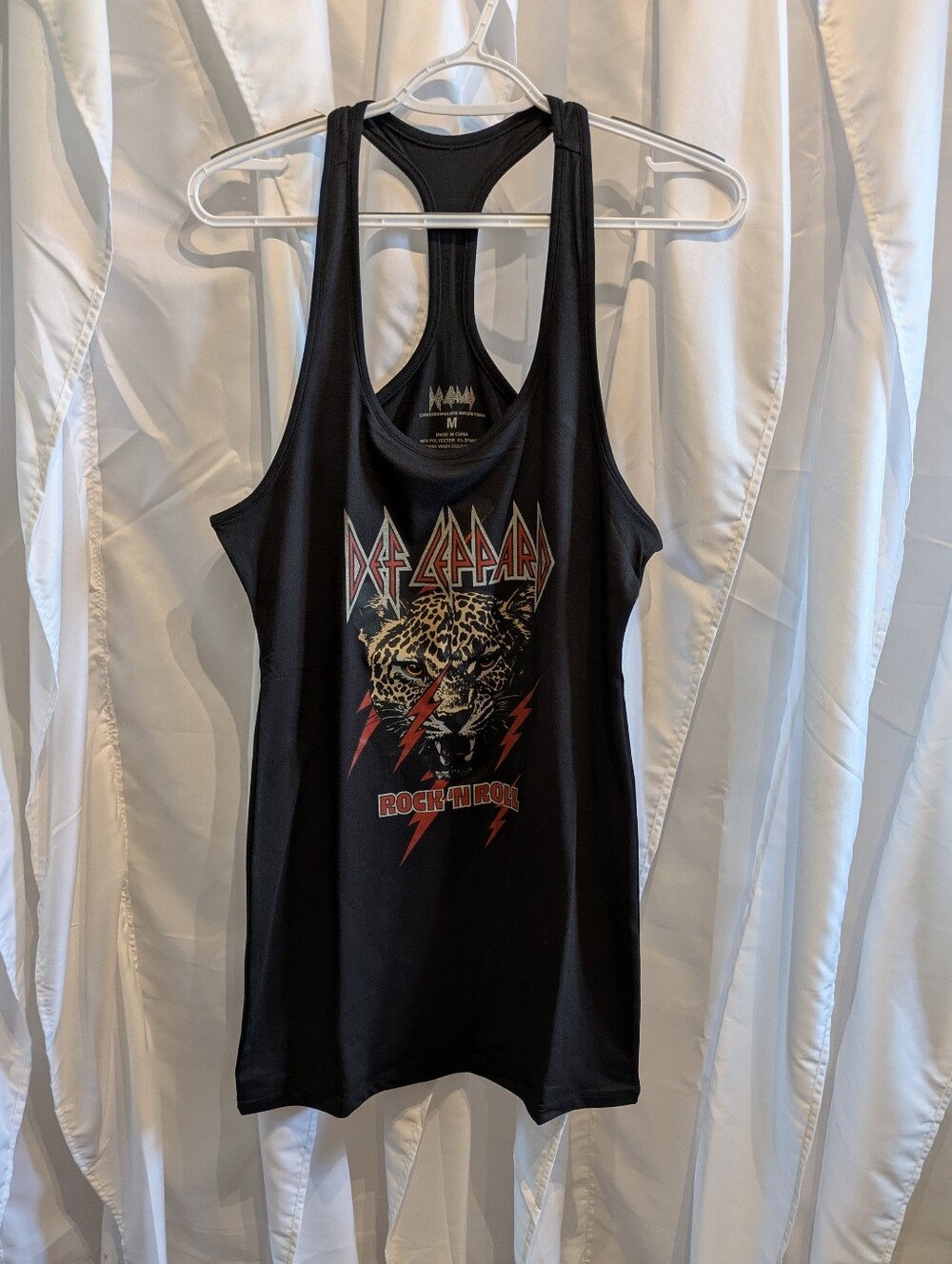 D4 Fashion Nova Def Leppard Rock N Roll Sleep Dress - Size M or L NWT